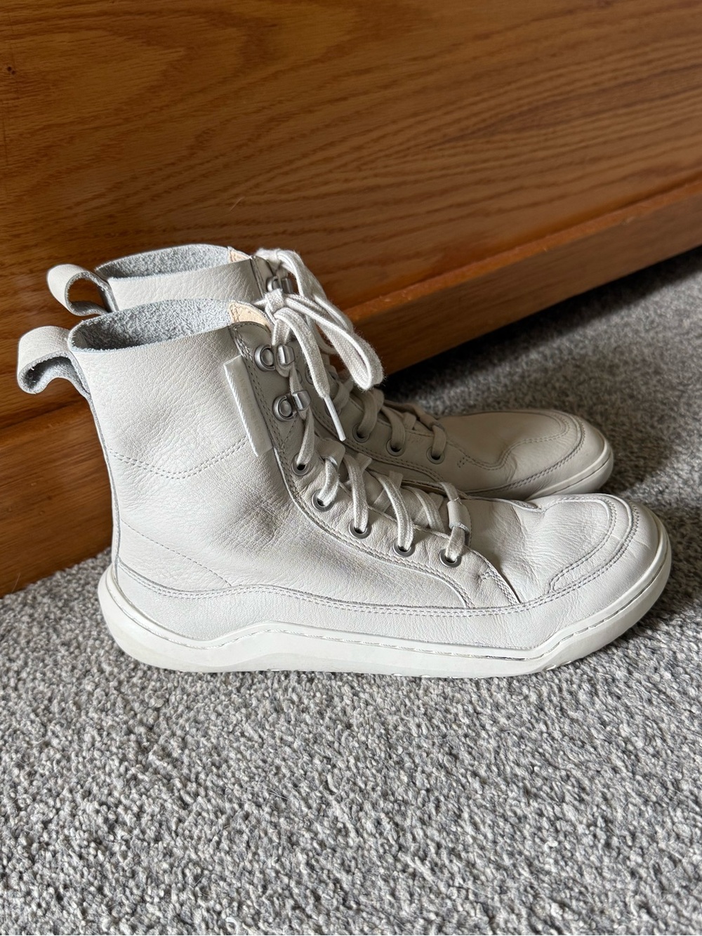 Vivo Barefoot High-Top Leather Lace-Up Boots